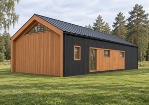 VIDDE, Timber-frame house